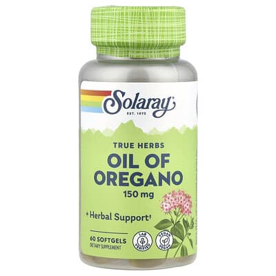 True Herbs, Oil of Oregano, 150 mg, 60 Softgels