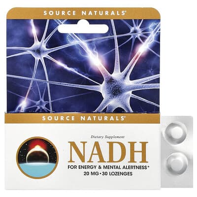 NADH, 20 mg, 30 пастилок