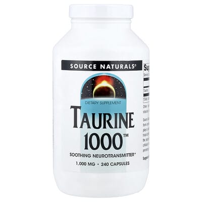 Taurine 1000™, 1,000 mg, 240 Capsules