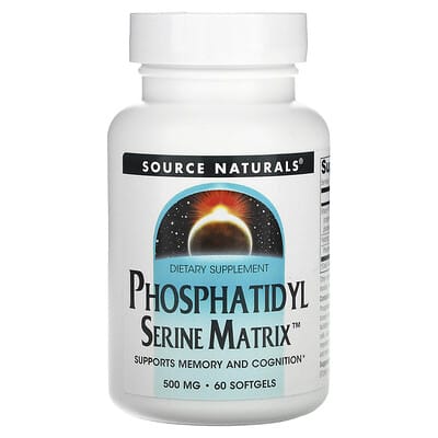 Source Naturals Phosphatidyl Serine Matrix™, 500 mg, 60 мягких капсул