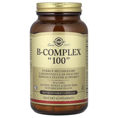 B-Complex "100", 100 Vegetable Capsules