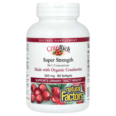 CranRich®, Super Strength, 500 mg, 90 Softgels