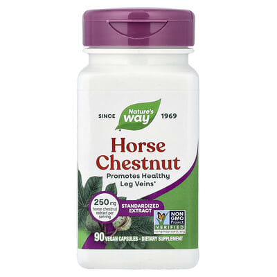 Horse Chestnut, Standardized Extract, 90 Vegan Capsules