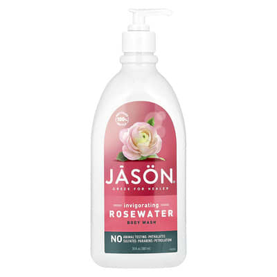 Body Wash, Revitalize Rosewater, 30 fl oz (887 ml)
