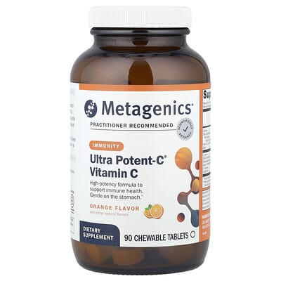 Ultra Potent-C® витамин C, апельсин, 90 жевательных таблеток