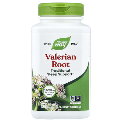 Valerian Root, 180 Vegan Capsules (530 mg per Capsule)