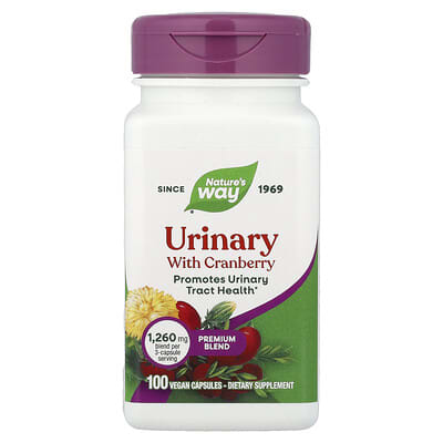 Urinary with Cranberry, 100 Vegan Capsules