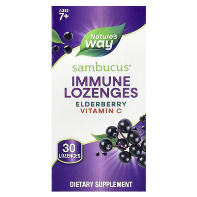 Sambucus® Immune леденцы, бузина + витамин C, для детей от 7 лет, 30 шт