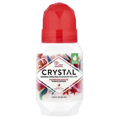 Mineral-Enriched Deodorant Roll-On, Pomegranate, 2.25 fl oz (66 ml)