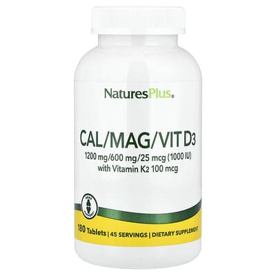 Cal/Mag/Vit D3 с витамином K2, 180 таблеток