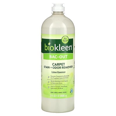 Bac-Out®, Carpet Stain + Odor Remover, Lime Essence, 32 fl oz (946 ml)