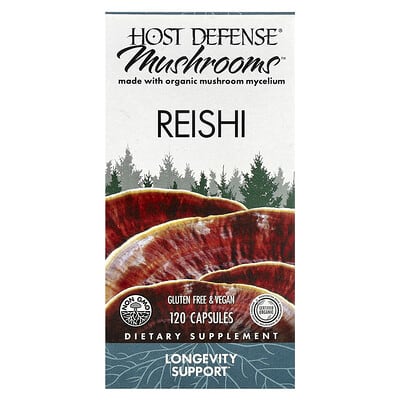 Host Defense Mushrooms™ Reishi 120 капсул