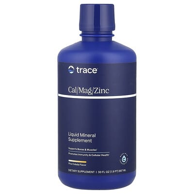 Liquid Cal/Mag/Zinc, Piña Colada, 30 fl oz (887 ml)