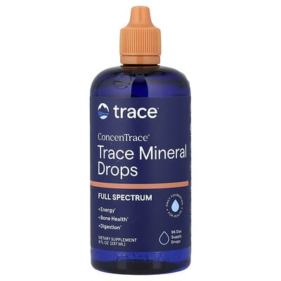 ConcenTrace® Минеральные капли, 8 fl oz (237 ml)