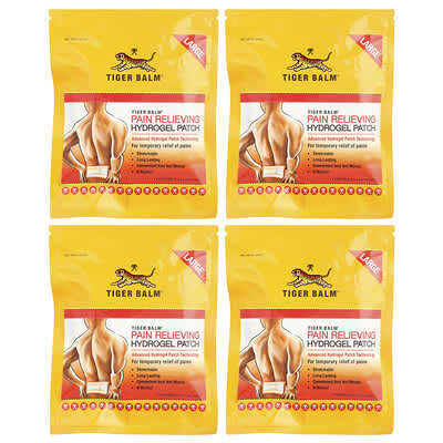 Pain Relieving Hydrogel Patch, Large, 4 Patches