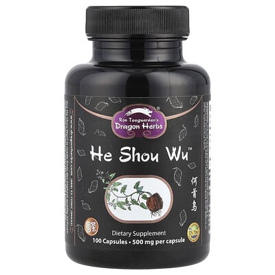 He Shou Wu™, 500 mg, 100 капсул