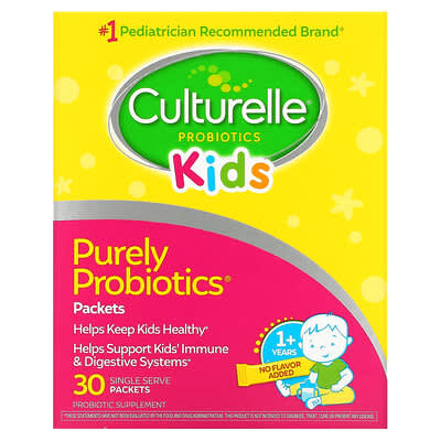 Kids, Purely Probiotics®, 1+ Years, 30 Single Serve Packets, 1.5 g (0.05 oz) Each