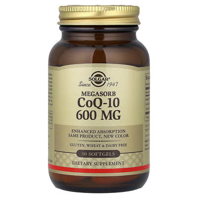Megasorb CoQ-10, 600 mg, 30 Softgels