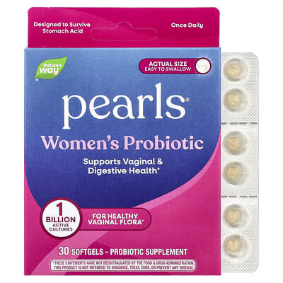 Pearls®, Women's Probiotic , 1 Billion CFU, 30 Softgels