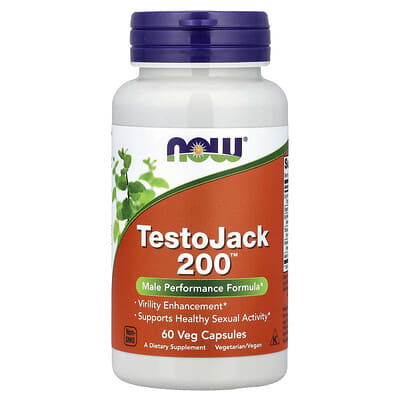TestoJack 200™, 60 вегетарианских капсул