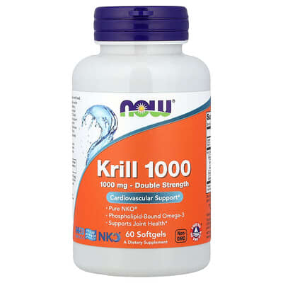 Krill 1000, 1,000 mg, 60 мягких капсул