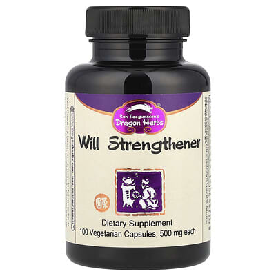 Dragon Herbs Will Strengthener, 100 вегетарианских капсул