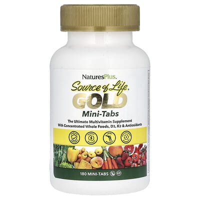 Source of Life®, Gold, The Ultimate Multivitamin Supplement, 180 Mini-Tabs