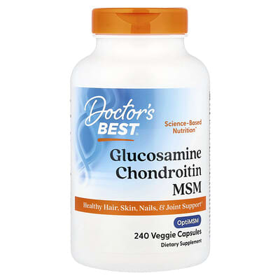 Glucosamine Chondroitin MSM с OptiMSM®, 240 вегетарианских капсул