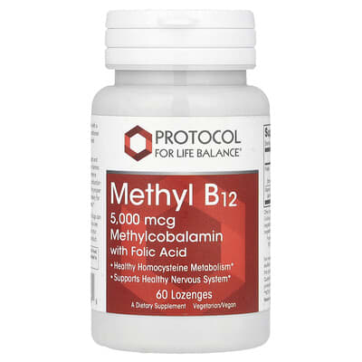 Methyl B12, 5,000 mcg, 60 Lozenges
