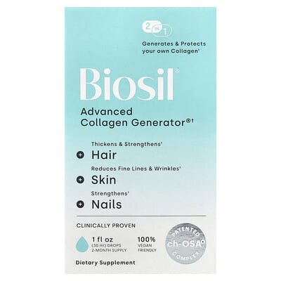 Коллагеновая добавка Biosil Advanced Collagen Generator®, 30 ml