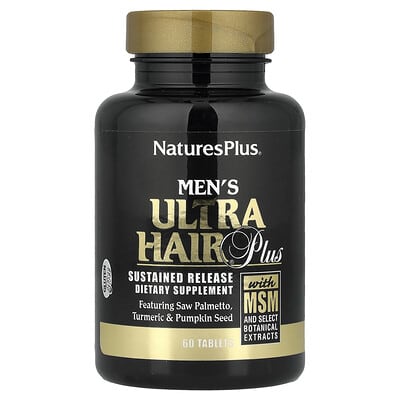 Men's Ultra Hair® Plus, With MSM and Select Botanical Extracts, 60 Tablets