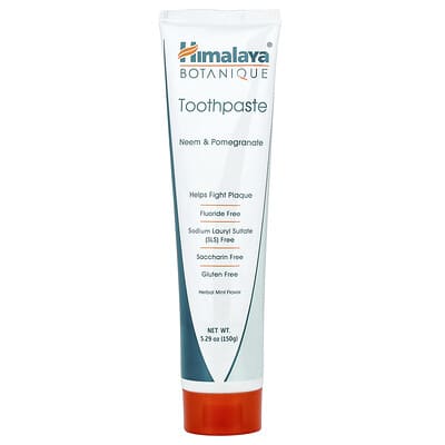 Botanique, зубная паста, ним и гранат, травяная мята, 5.29 oz (150 g)