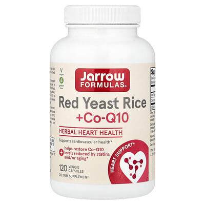 Red Yeast Rice + Co-Q10, 120 Veggie Capsules