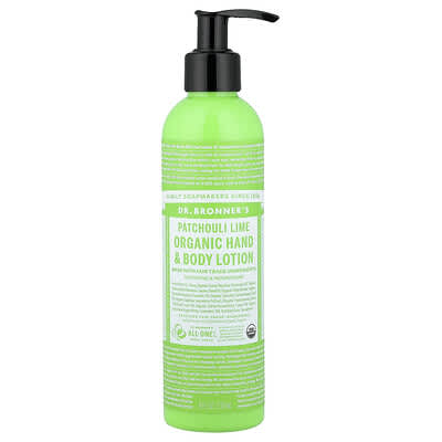 Dr. Bronner's органический лосьон для тела и рук Patchouli Lime 8 fl oz