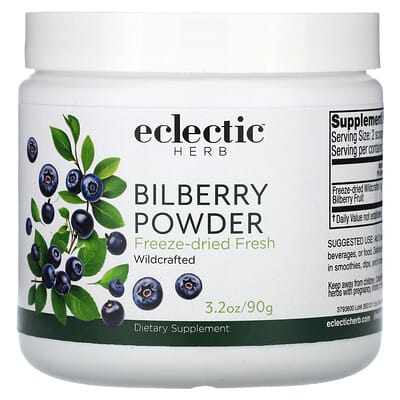 Eclectic Herb порошок черники, 3.2 oz (90 g)