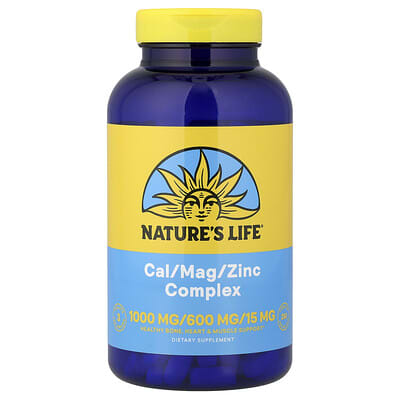 Nature's Life Cal/Mag/Zinc Complex, 250 таблеток