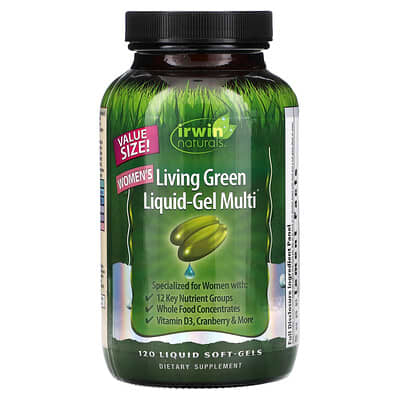 Women's Living Green Liquid-Gel Multi®, 120 Liquid Soft-Gels