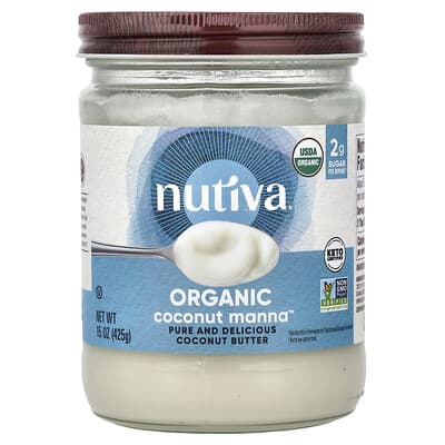 Organic Coconut Manna™, Pure and Delicious Coconut Butter, 15 oz (425 g)