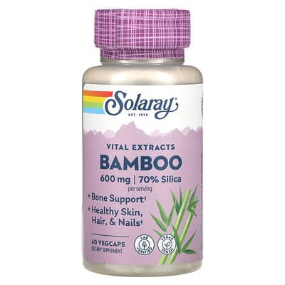 Vital Extracts, Bamboo, 60 VegCaps (300 mg per Capsule)