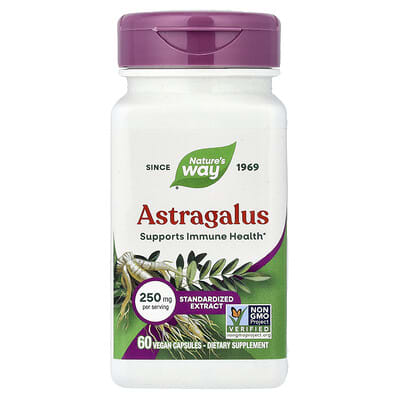 Nature's Way Astragalus, 60 веганских капсул