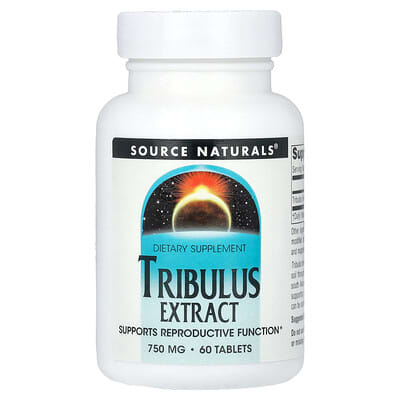 Экстракт Tribulus, 750 mg, 60 таблеток