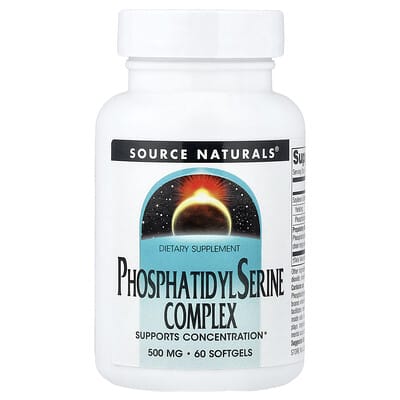 Комплекс фосфатидилсерина Source Naturals Phosphatidyl Serine Complex, 60 Softgels
