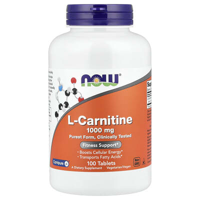 L-Carnitine, 1,000 mg, 100 Tablets