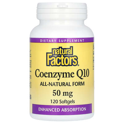 Coenzyme Q10, 50 mg, 120  Softgels