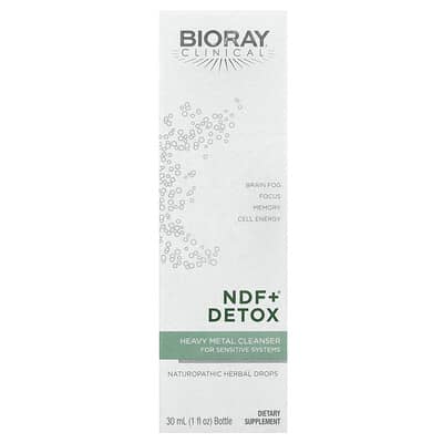 NDF+® Detox, очиститель от тяжелых металлов, 1 fl oz (30 ml)