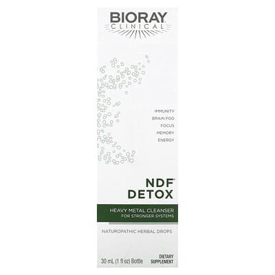 Детокс-очиститель от тяжелых металлов NDF® Detox, 1 fl oz (30 ml)