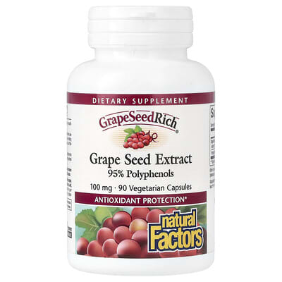 GrapeSeedRich®, Grape Seed Extract, 90 Vegetarian Capsules