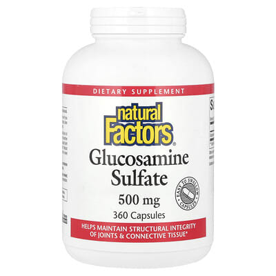 Glucosamine Sulfate, 500 mg, 360 Capsules