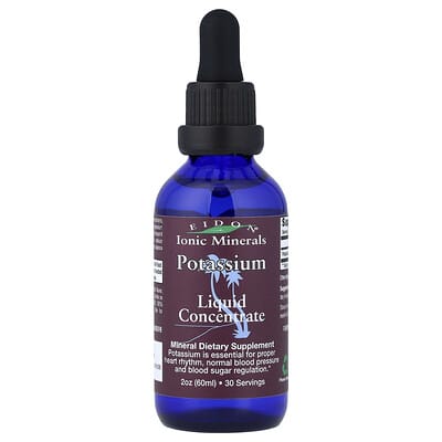 Концентрат калия Eidon Ionic Minerals Potassium, 2 oz (60 ml)