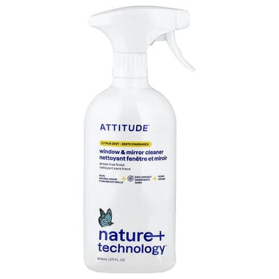 Window & Mirror Cleaner, Citrus Zest, 27.1 fl oz (800 ml)